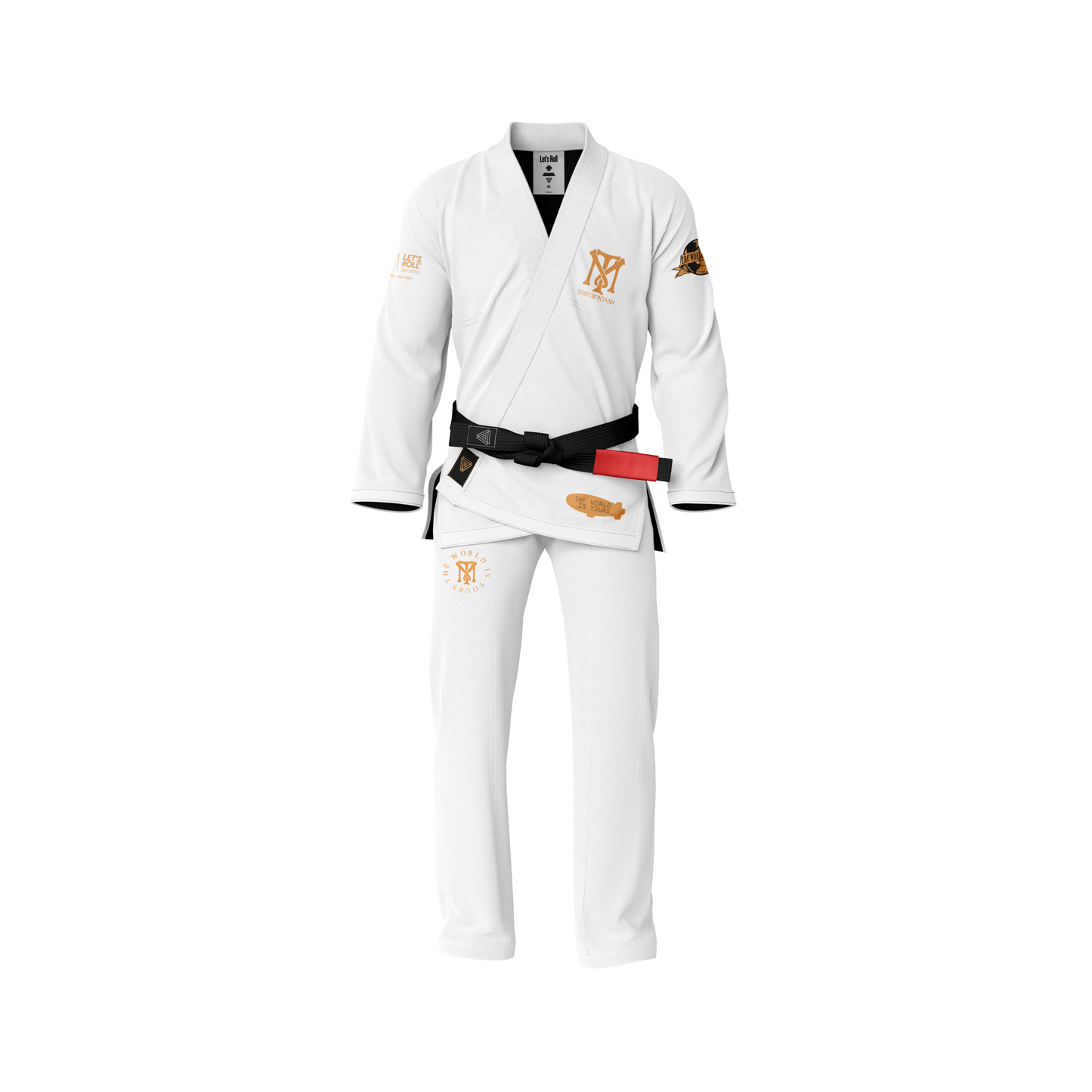 Gi BJJ Chile The World Is Yours Blanco - Kimono Premium Let’s Roll