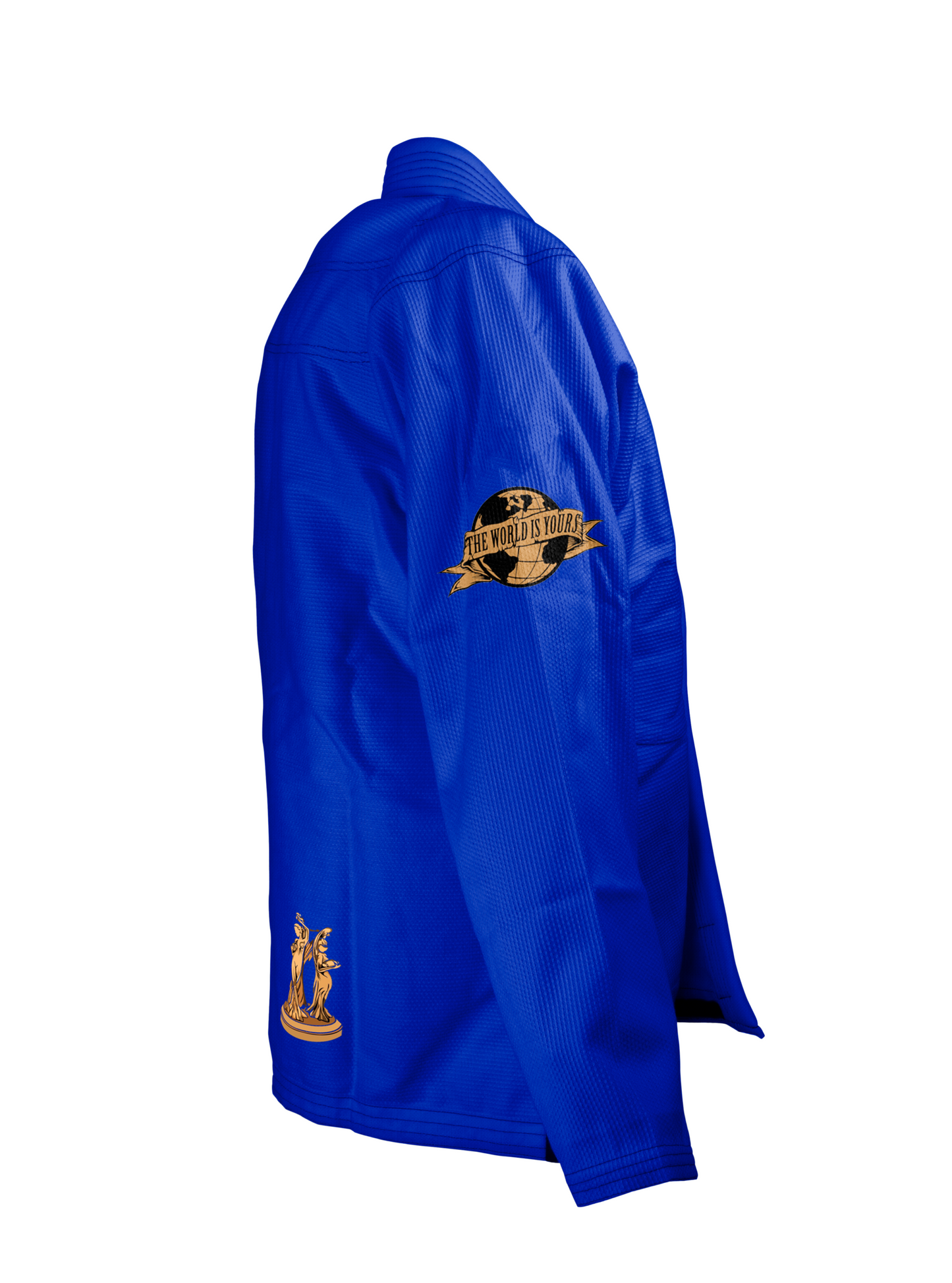 Gi BJJ Chile The World Is Yours Azul - Kimono Premium Let’s Roll