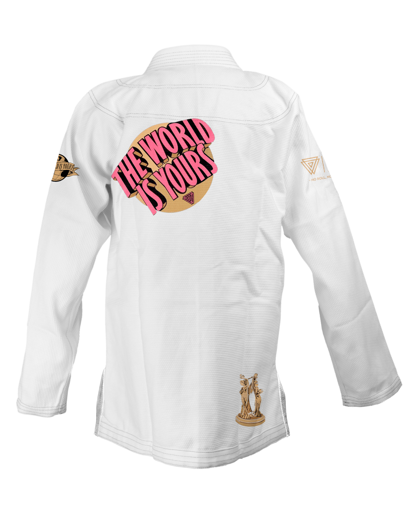 Gi BJJ Chile The World Is Yours Blanco - Kimono Premium Let’s Roll