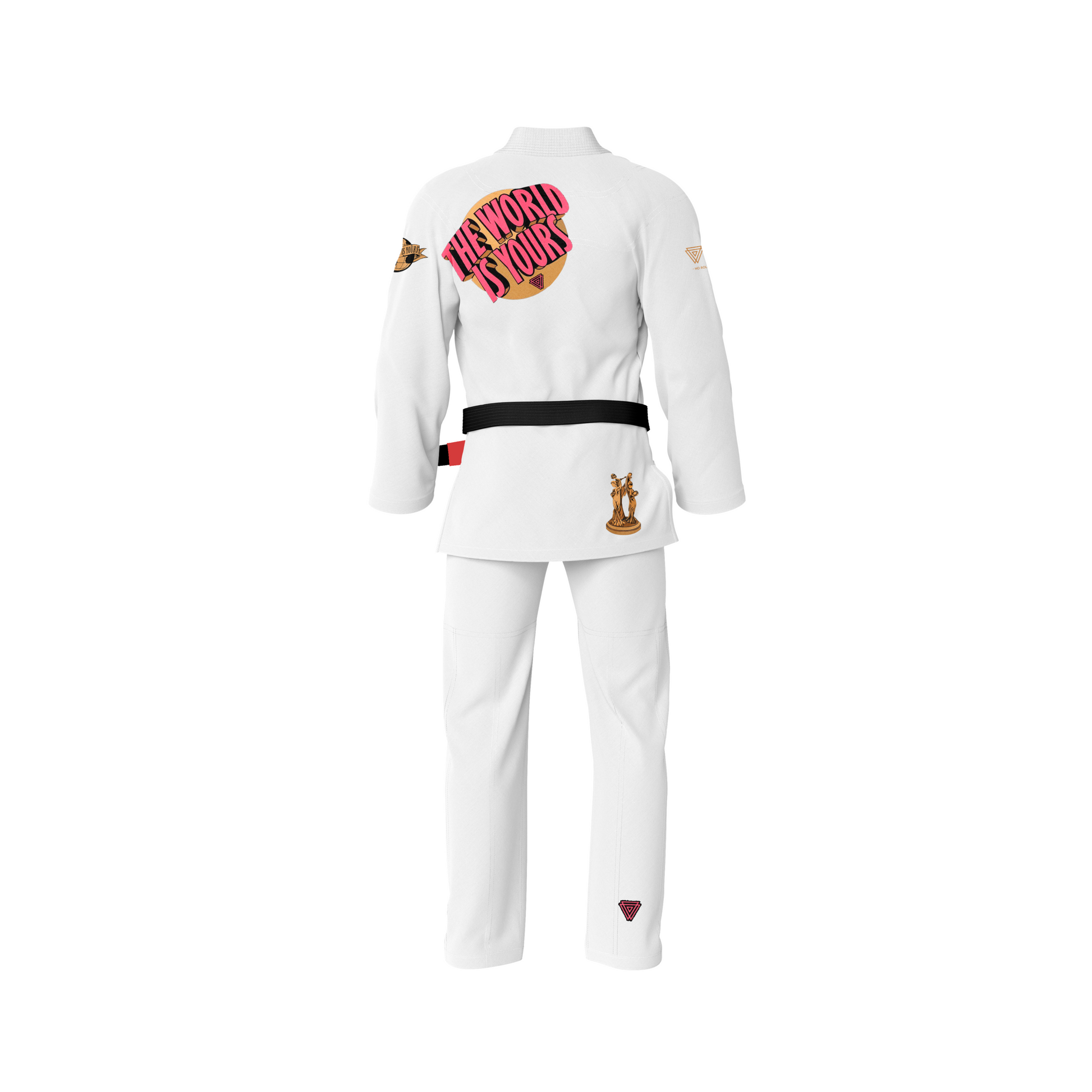 Gi BJJ Chile The World Is Yours Blanco - Kimono Premium Let’s Roll