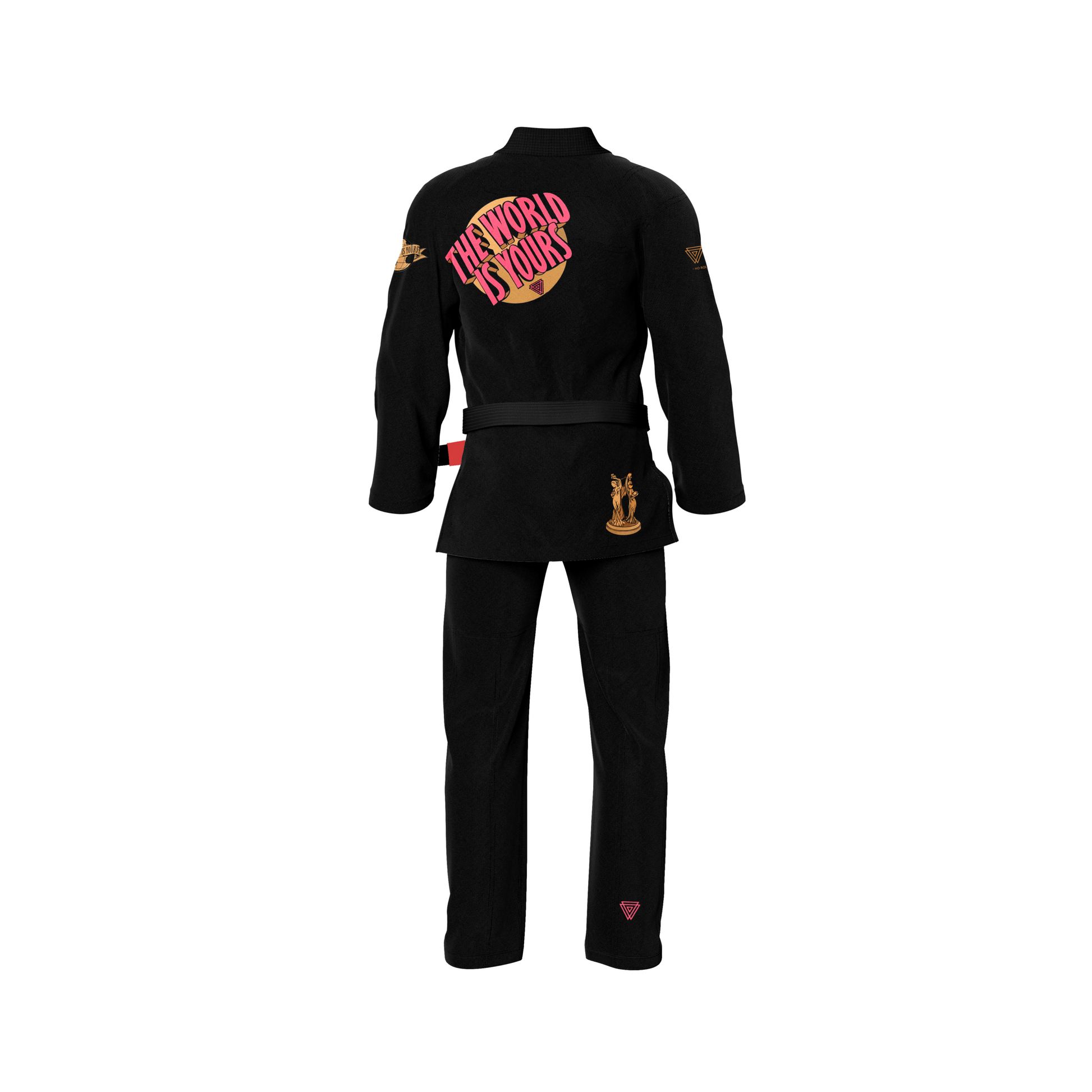 Gi BJJ Chile The World Is Yours Negro - Kimono Premium Let’s Roll