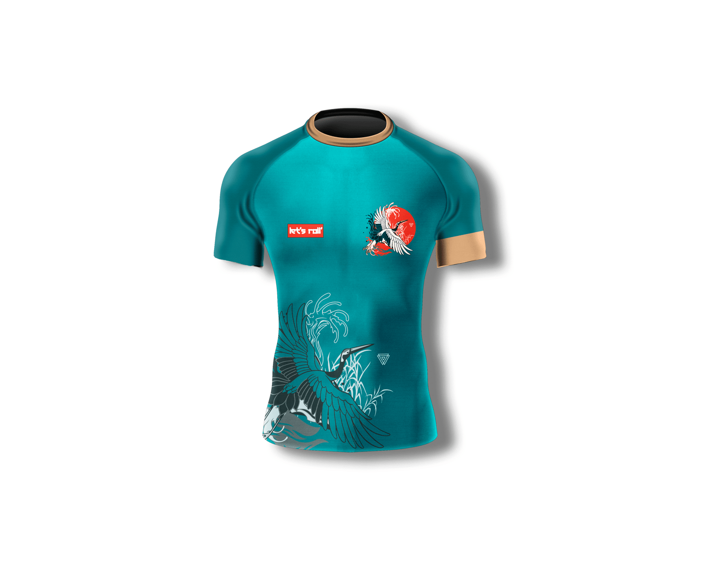 Rashguard Let’s Roll Oni Aozora